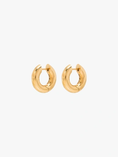 Shop All Blues Gold Vermeil Almost Hoop Earrings