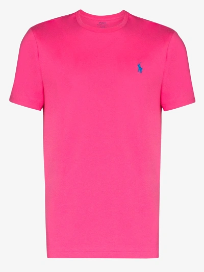 Shop Polo Ralph Lauren Poloshirt Mit Schmalem Schnitt In Rosa