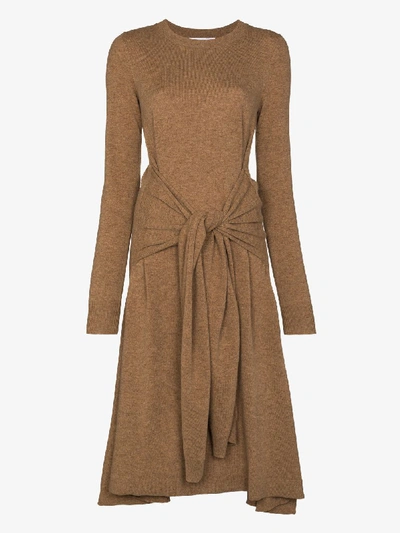 JW ANDERSON KNOTTED MERINO SWEATER DRESS 