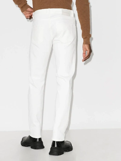 Shop Ermenegildo Zegna Slim Leg Jeans In White