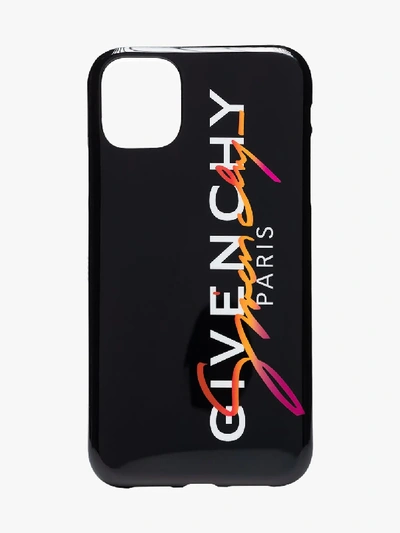 Shop Givenchy Black Sunset Logo Iphone 11 Pro Case