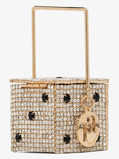 Shop Rosantica Gold Tone Smorfia Crystal Mini Bag