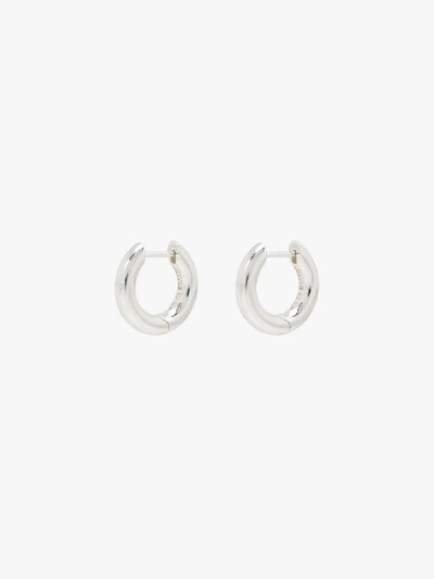 Shop All Blues Sterling Silver Almost Hoop Earrings