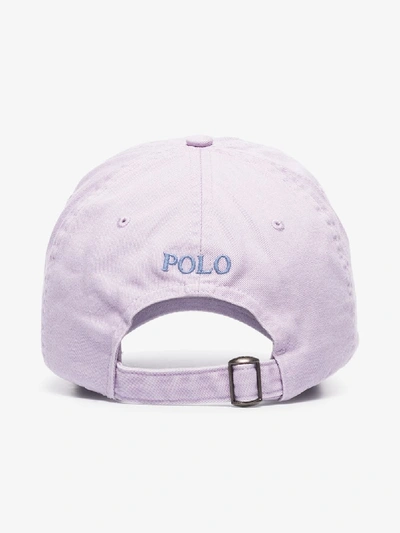 Shop Polo Ralph Lauren Purple Classic Cotton Sport Cap