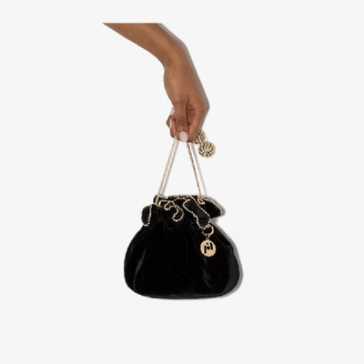 Shop Rosantica Black Moneta Clutch Bag