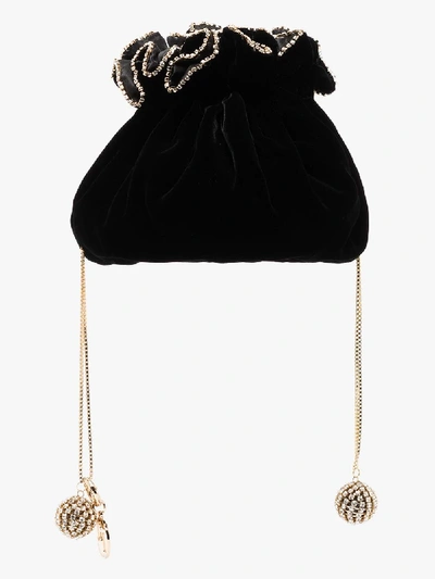 Shop Rosantica Black Moneta Clutch Bag