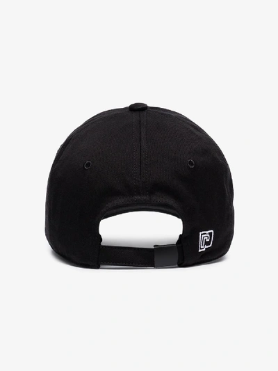 Shop Paco Rabanne Black Logo Baseball Cap