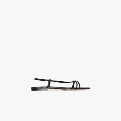 Shop Studio Amelia Black 3.41 Leather Sandals