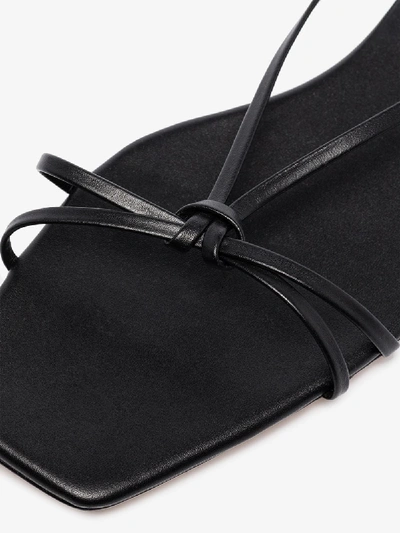 Shop Studio Amelia Black 3.41 Leather Sandals
