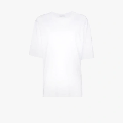 Shop Ninety Percent Oversized-t-shirt Aus Bio-baumwolle In Weiss