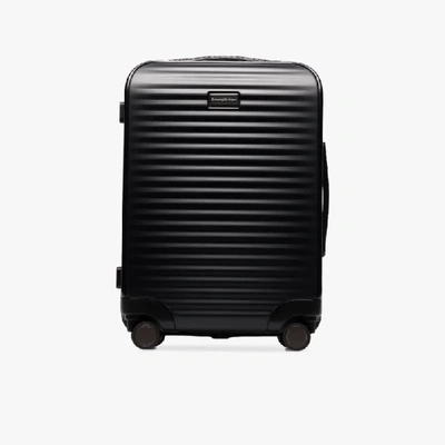 Shop Ermenegildo Zegna Black Leggerissimo Cabin Suitcase