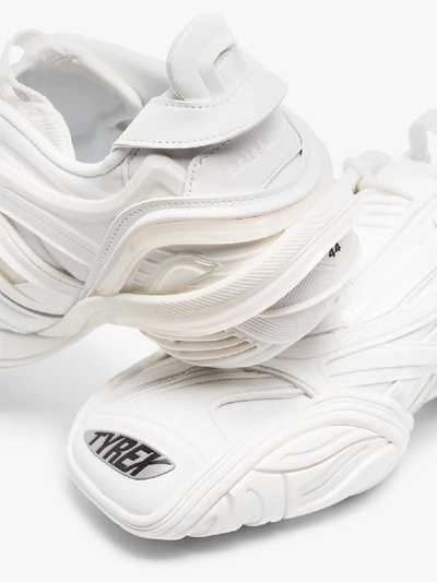 Shop Balenciaga Tyrex Sneakers - Men's - Rubber/fabric In White