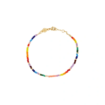 Shop Anni Lu Eldorado Beaded Bracelet In Multicoloured