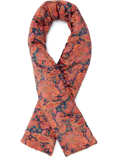 Shop Jw Anderson Paisley Print Padded Scarf In Red