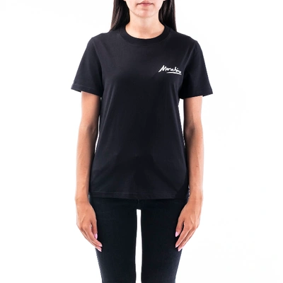 Shop Moschino Cotton T-shirt In Black
