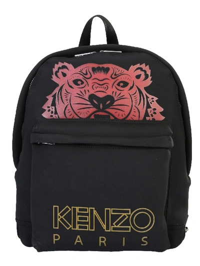 Shop Kenzo Backpack With Logo In Nero