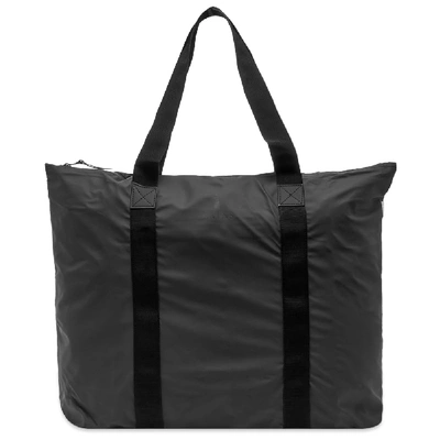 Shop Rains Tote Bag In Black