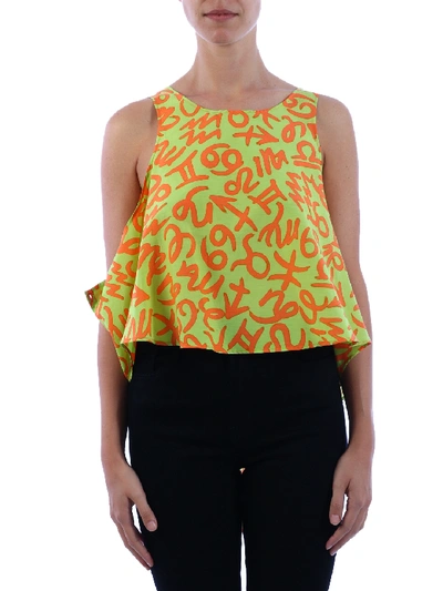 Jeremy Scott Green Top In Green