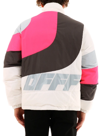 Shop Off-white Puffer Jacket In White