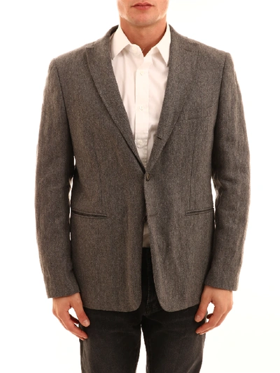 Shop Tonello Gray Jacket In Grey