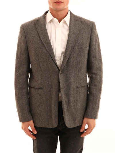 Tonello Single-breasted Blazer In Grey