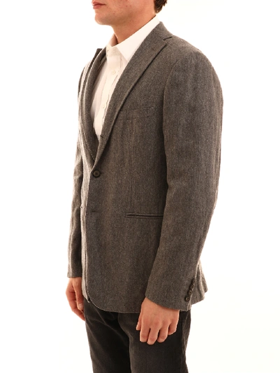 Tonello Single-breasted Blazer In Grey