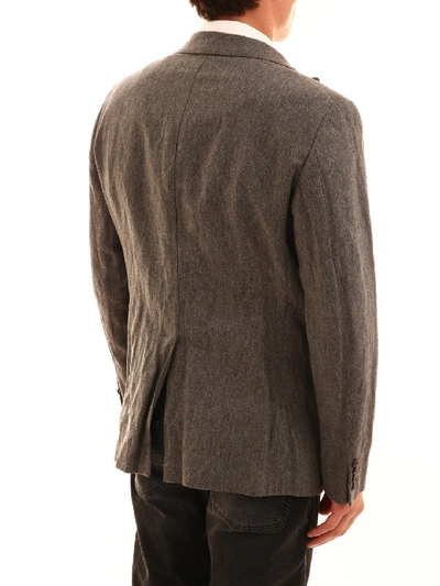 Tonello Single-breasted Blazer In Grey