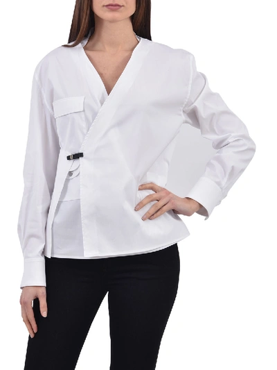 Shop Alyx White Wrap Shirt