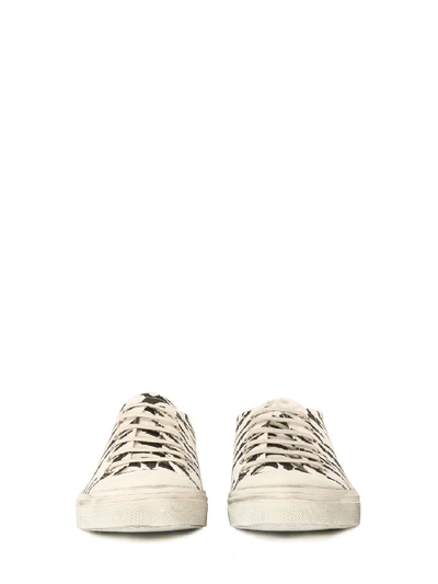 Shop Saint Laurent Sneakers Zebra Print In White