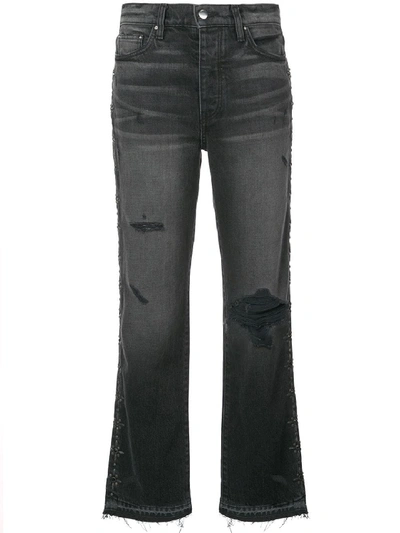 Shop Amiri Black Denim