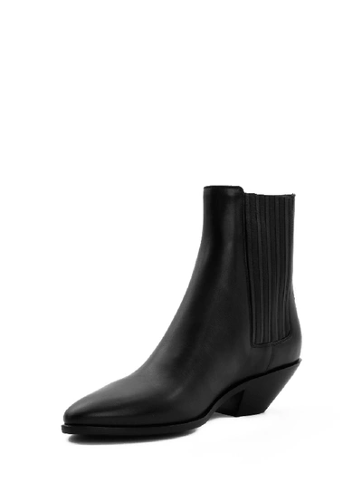 Shop Saint Laurent Ankle Boots West Chelsea In Black