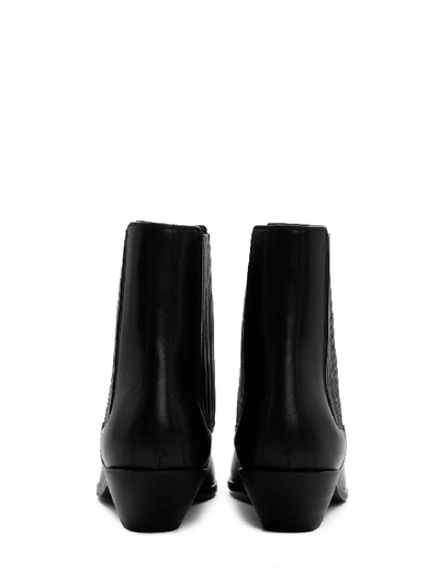 Shop Saint Laurent Ankle Boots West Chelsea In Black
