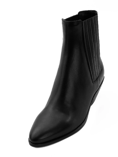 Shop Saint Laurent Ankle Boots West Chelsea In Black