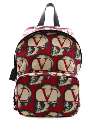 Shop Valentino Backpack Undercover In Red