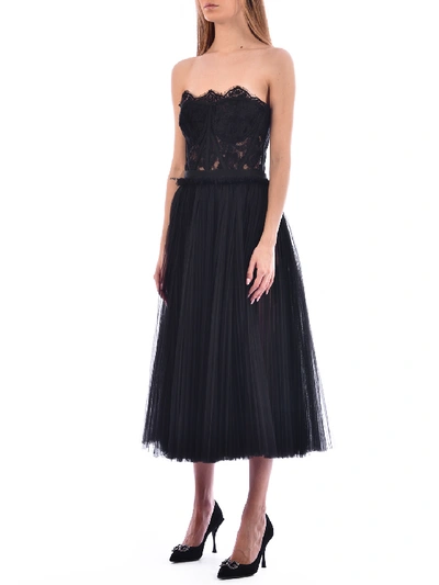 Shop Dolce & Gabbana Flared Skirt In Black