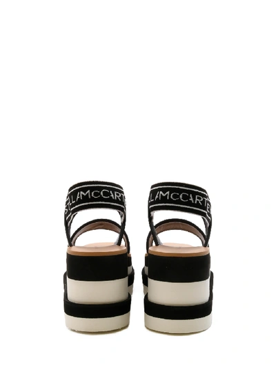 Shop Stella Mccartney Sporty Platform Sandals In White