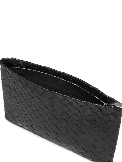 Shop Bottega Veneta Black Pouch