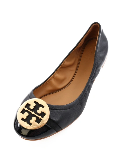 Shop Tory Burch Minnie Ballet Flat In Black