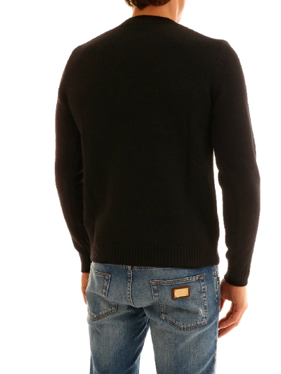 Shop Roberto Collina Black Wool Sweater