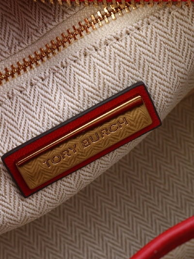 Shop Tory Burch Kira Chevron Small Bag In Red