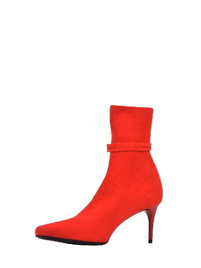 Shop Alyx 6 Cm Knit Stretch Boots Red