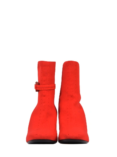 Shop Alyx 6 Cm Knit Stretch Boots Red