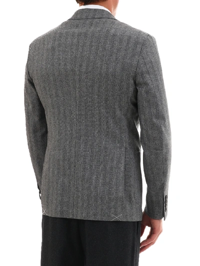 Tonello Gray Wool Jacket In Grey