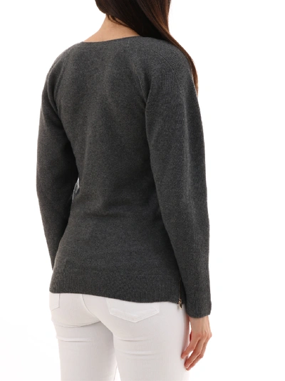 Shop Stella Mccartney Gray Wool Sweater In Grey