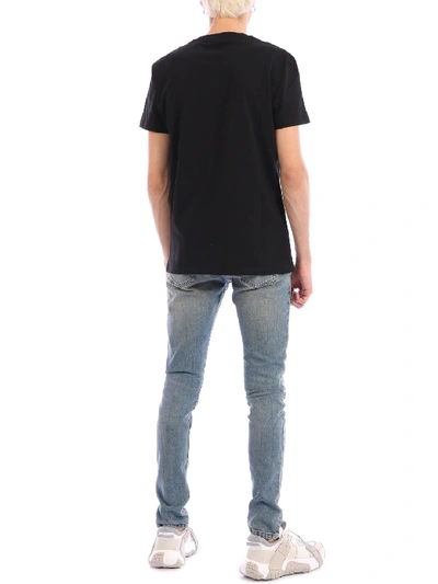 Shop Balmain T-shirt Logo Black