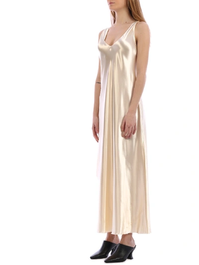 Shop The Row Satin Gala Dress Gold