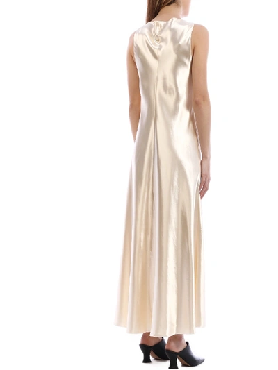 Shop The Row Satin Gala Dress Gold