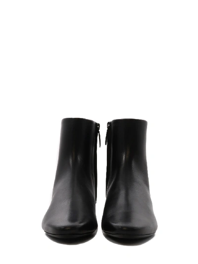 Shop Balenciaga Leather Boot Black