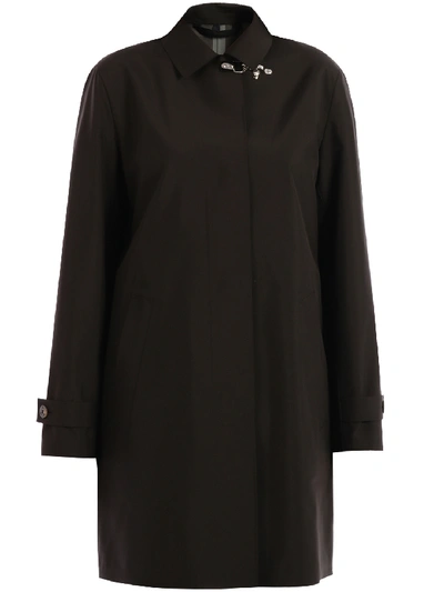 Shop Fay Technical Trench Coat Black