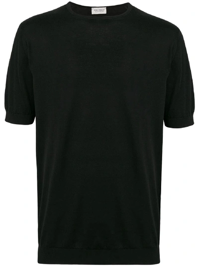 Shop John Smedley Belden T-shirt Black